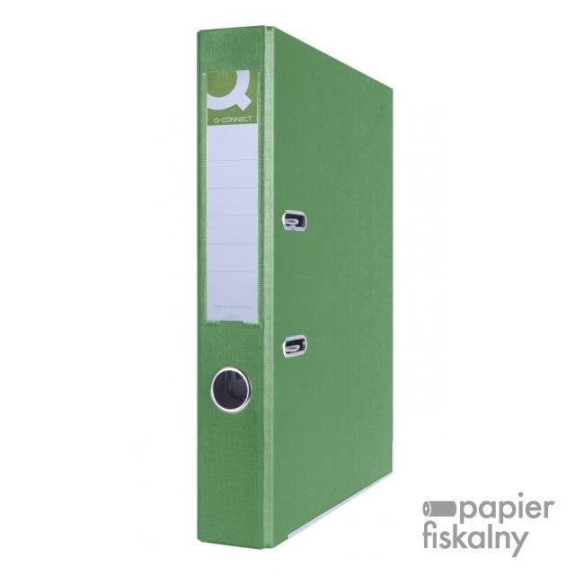Segregator Q-CONNECT Hero z szyną, PP, A4/55mm, zielony