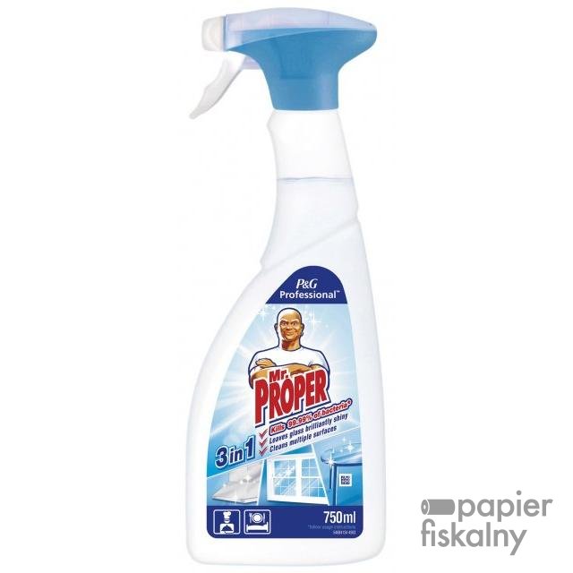 MR.PROPER Płyn spray 750ml 3w1 dezynfekcja i czyszczenie powierzchni i szkła  1001001331