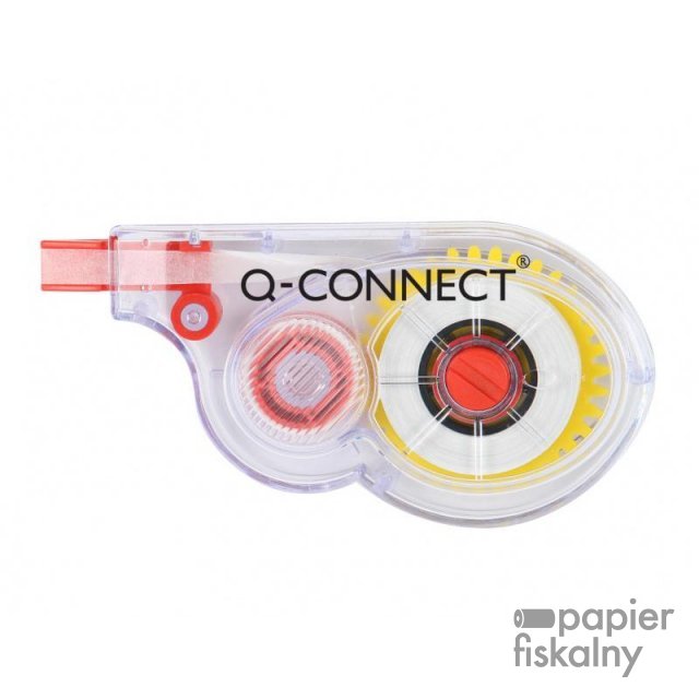 Korektor w taśmie Q-CONNECT, myszka, jednorazowy, 5mmx8m, zawieszka