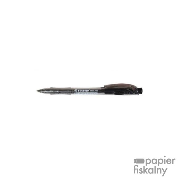 Długopis LINER aut. czarny F308/46 STABILO