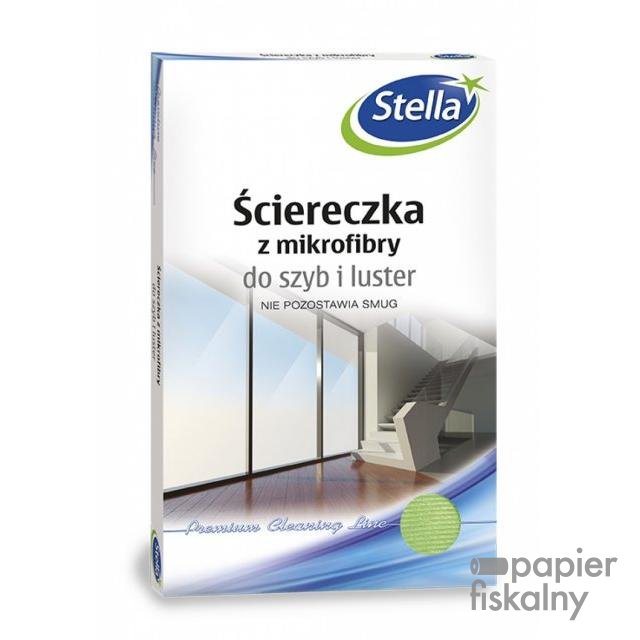 Ściereczka z mikrofibry do szyb i luster Stella PS5710/12