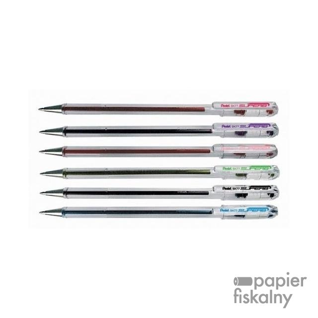 Długopis 0,7mm SUPERB zielony BK77-D PENTEL