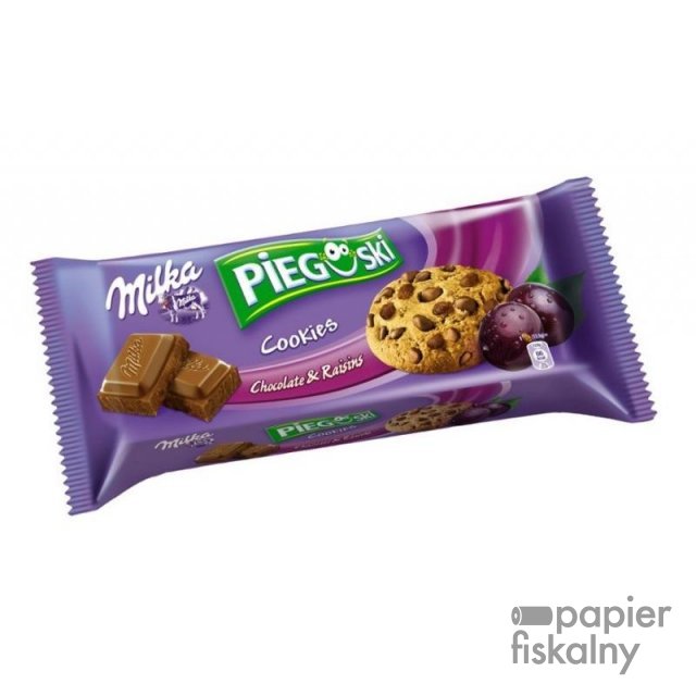 Ciastka MILKA Pieguski 135g Czekolada i rodzynki CHOCO COOKIE RAISINS