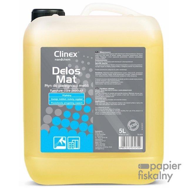 Płyn do pielęgnacji mebli CLINEX Delos Mat 5L
