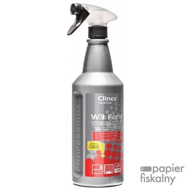 Preparat CLINEX W3 Forte 1L, do mycia sanitariatów i łazienek