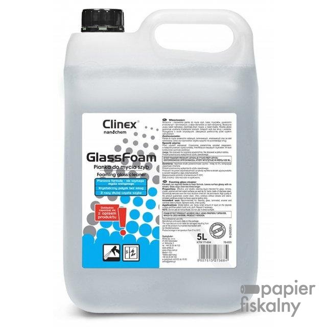 Pianka CLINEX Glass Foam 5L, do mycia szyb
