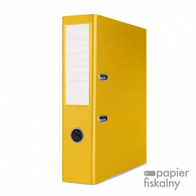 Segregator BASIC-S z szyną, PP, A4/75mm, żółty