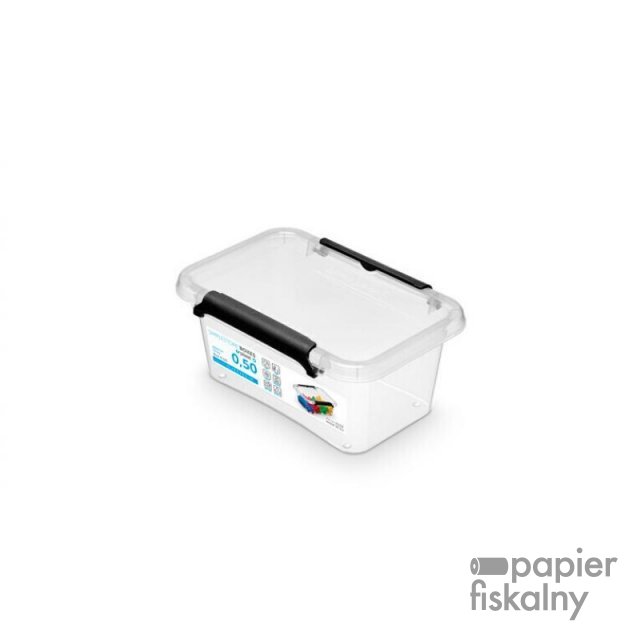 Pojemnik do przechowywania MOXOM Simple Box, 500ml (150 x 95 x 65mm), transparentny