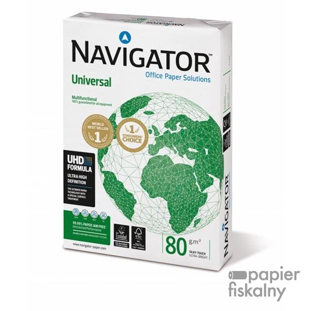 Papier ksero NAVIGATOR UNIVERSAL FSC, A4, klasa A, 80 gsm, 500 ark
