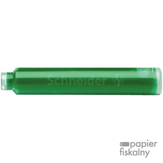 Naboje do piór SCHNEIDER, 6 szt., zielony