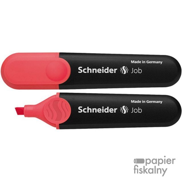 Zakreślacz SCHNEIDER Job, 1-5 mm, czerwony