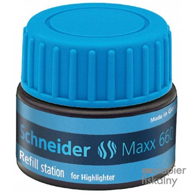 Stacja uzupełniająca SCHNEIDER Maxx 660, 30 ml, niebieski