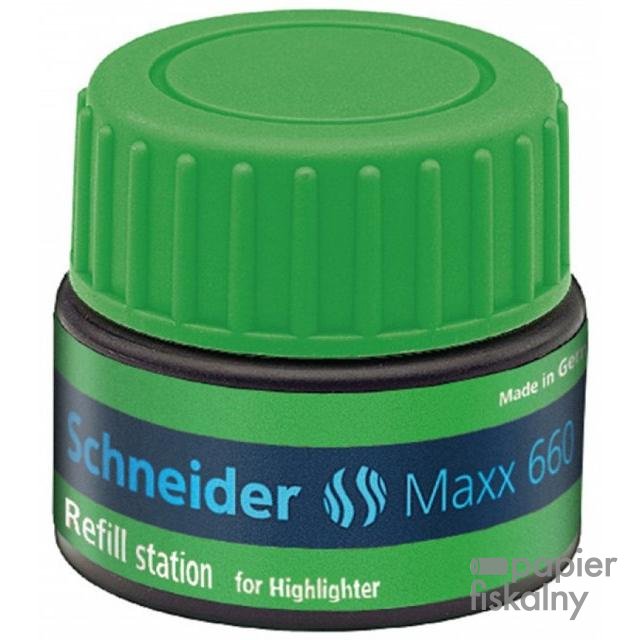 Stacja uzupełniająca SCHNEIDER Maxx 660, 30 ml, zielony