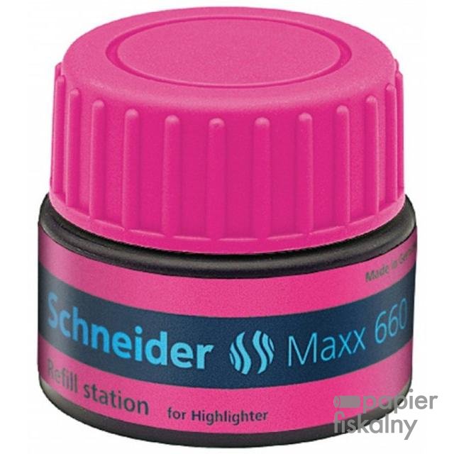 Stacja uzupełniająca SCHNEIDER Maxx 660, 30 ml, różowy