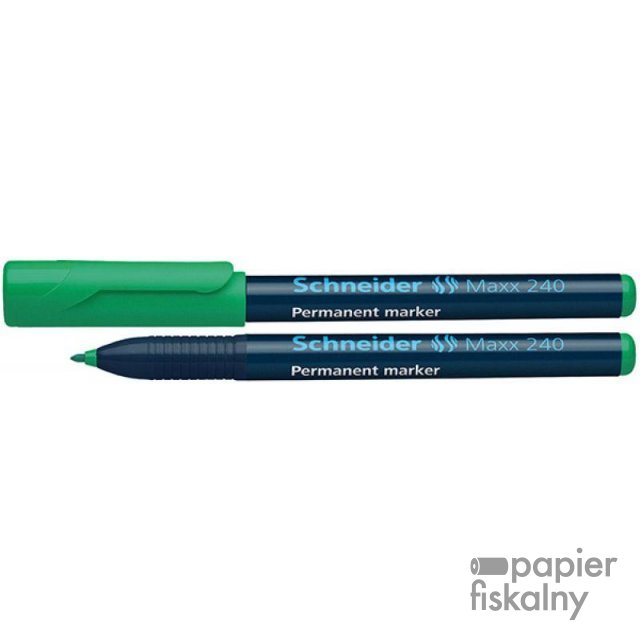 Marker permanentny SCHNEIDER Maxx 240, 1-2mm, zielony