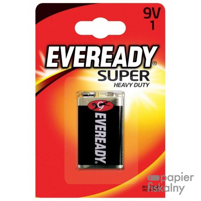 Bateria EVEREADY Super Heavy Duty, E, 6F22,9V