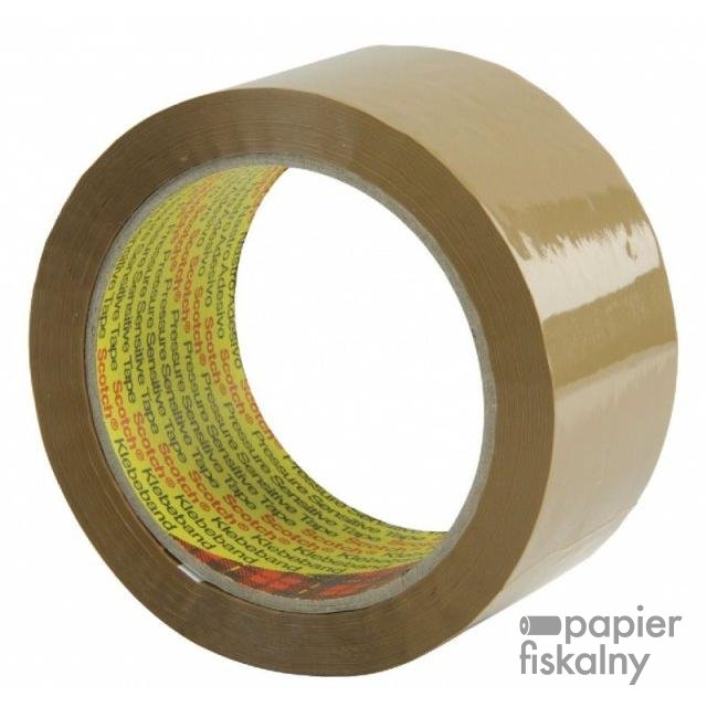 Taśma pakowa do wysyłek SCOTCH® Hot-melt (371), 50mm, 66m, brązowa