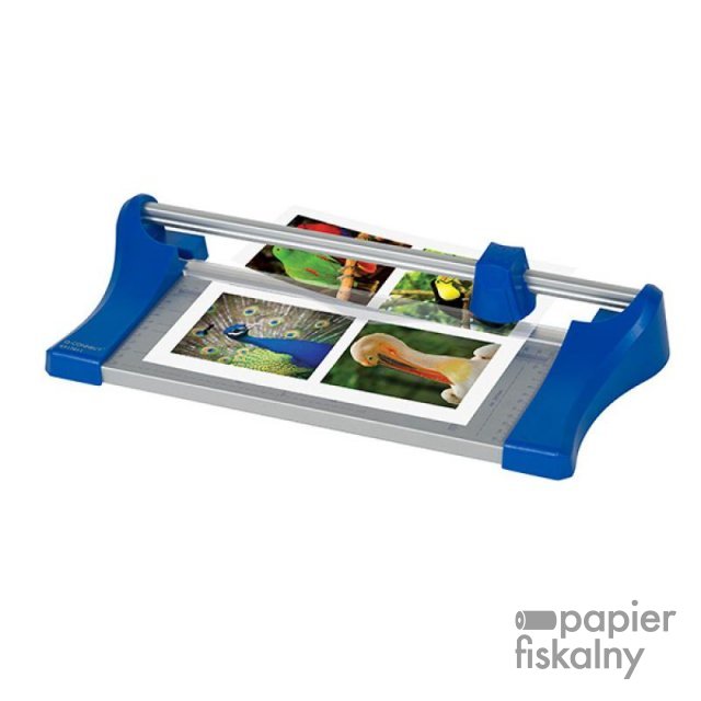 Trymer do papieru Q-CONNECT, A4, szaro-niebieski
