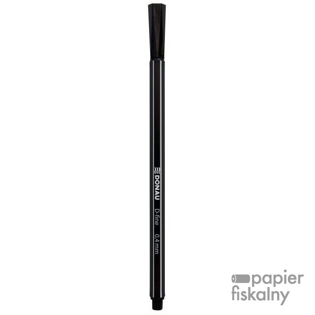 Cienkopis DONAU D-Fine, 0,4 mm, czarny