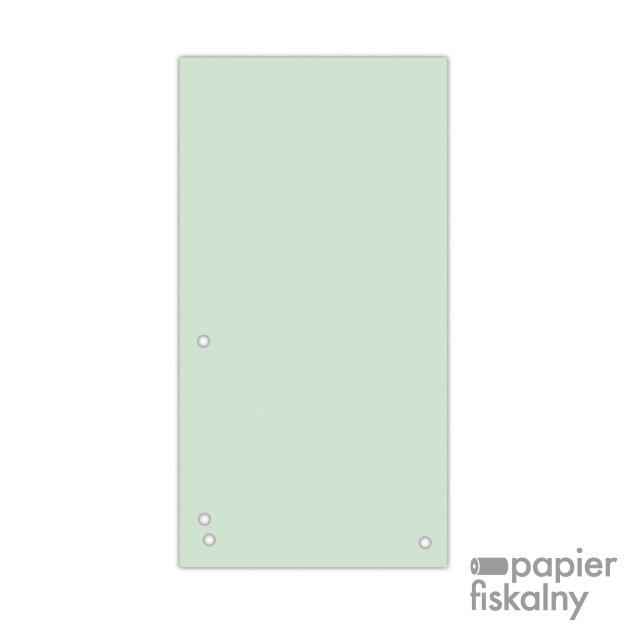 Przekładki DONAU, karton, 1/3 A4, 235x105mm, 100szt., zielone