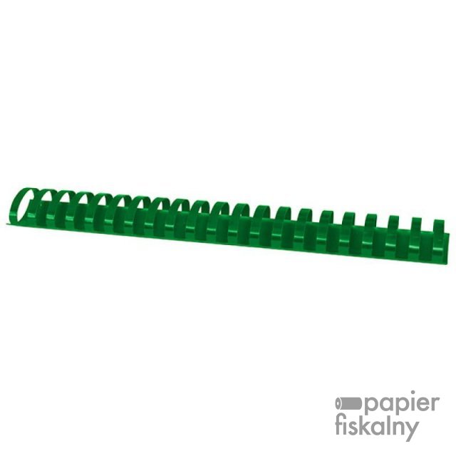 Grzbiety do bindowania OFFICE PRODUCTS, A4, 38mm (350 kartek), 50 szt., zielone