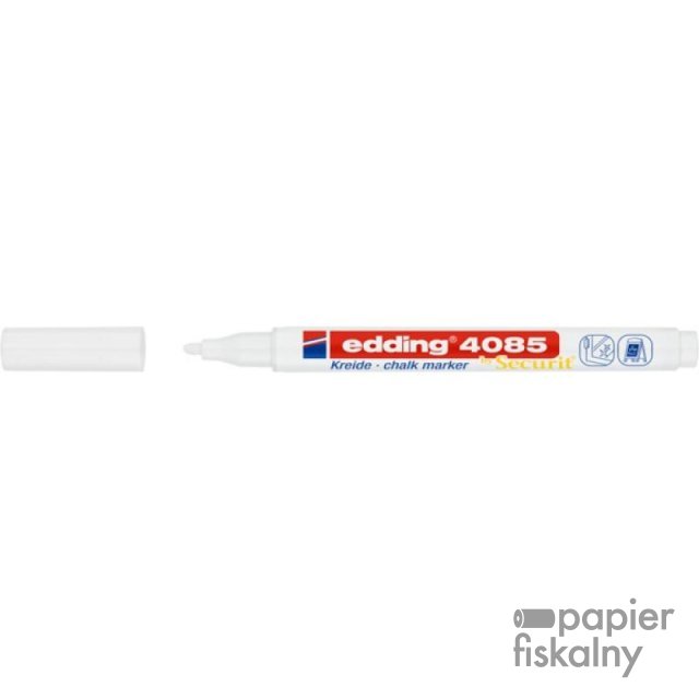 Marker kredowy e-4085 EDDING, 1-2mm, biały