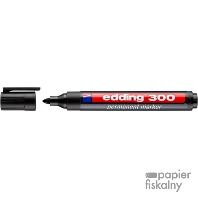 Marker permanentny e-300 EDDING, 1,5-3mm, czarny