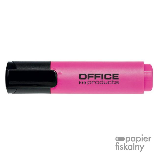 Zakreślacz fluorescencyjny OFFICE PRODUCTS, 2-5mm (linia), różowy