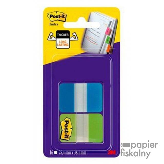 Zakładki indeksujące POST-IT® do archiwizacji (686-AL), PP, silne, 38x25,4mm, 2x8 kart., mix kolorów