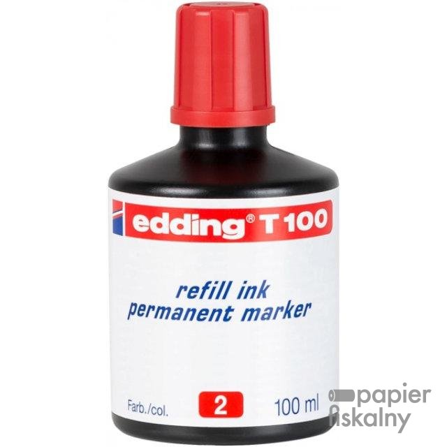 Tusz do uzupełniania markerów permanentnych e-T 100 EDDING, czerwony