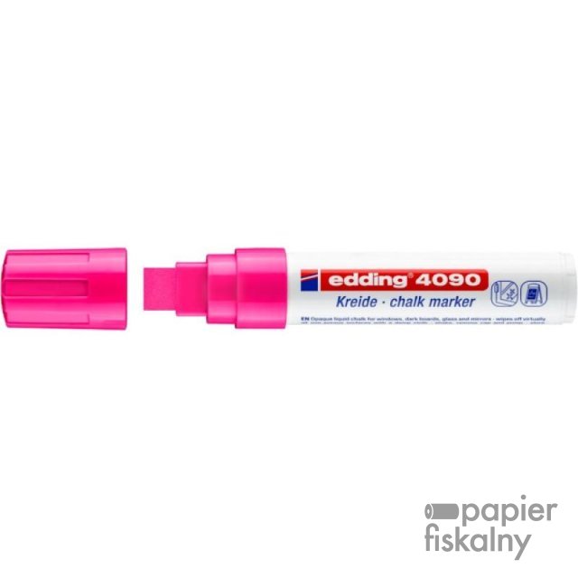 Marker kredowy e-4090 EDDING, 4-15 mm, różowy neonowy
