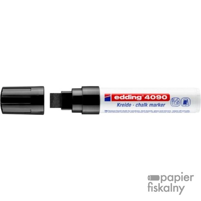 Marker kredowy e-4090 EDDING, 4-15 mm, czarny