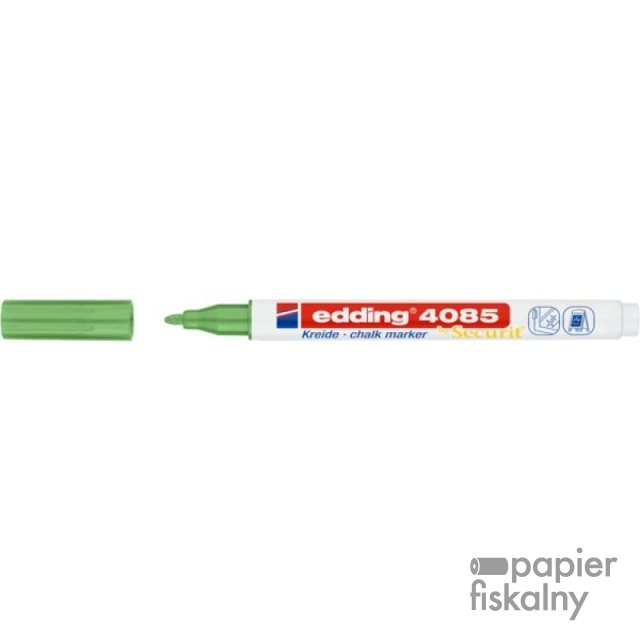 Marker kredowy e-4085 EDDING, 1-2 mm, metaliczny zielony