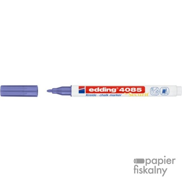 Marker kredowy e-4085 EDDING, 1-2 mm, metaliczny fioletowy