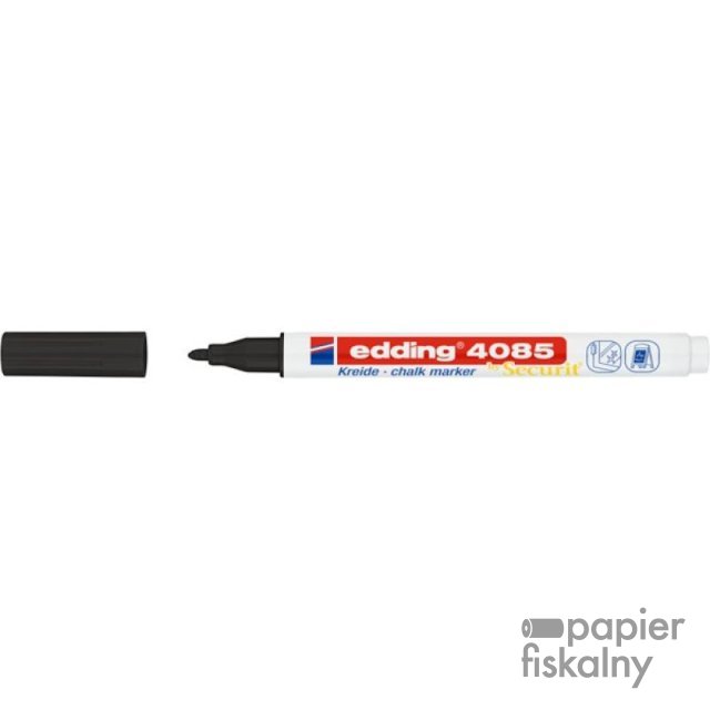 Marker kredowy e-4085 EDDING, 1-2 mm, czarny