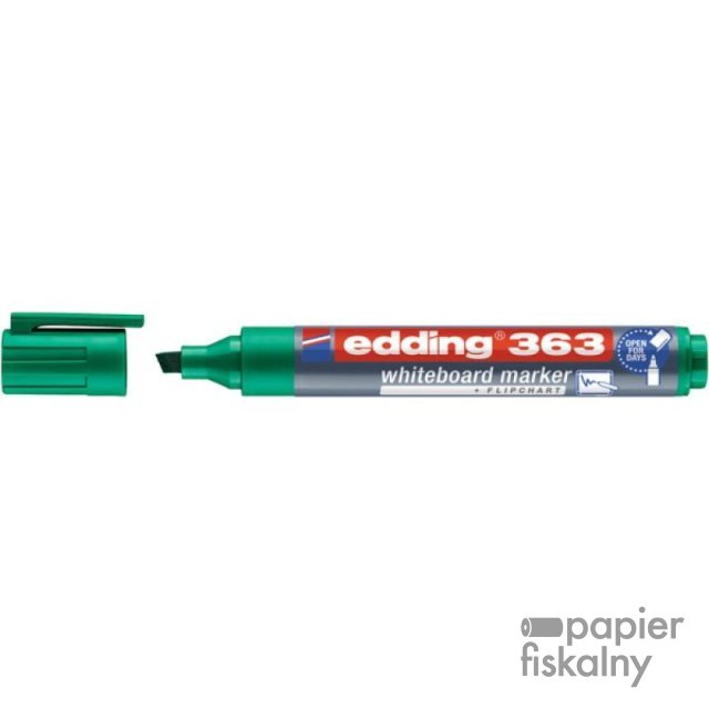 Marker do tablic e-363 EDDING, 1-5 mm, zielony