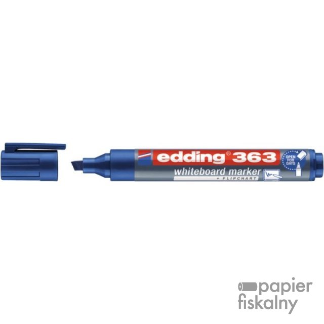 Marker do tablic e-363 EDDING, 1-5 mm, niebieski