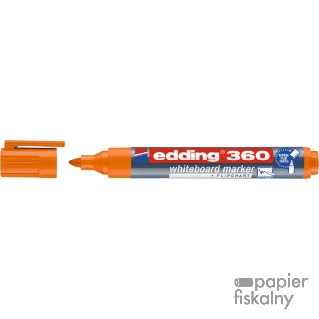 Marker do tablic e-360 EDDING, 1,5-3 mm, pomarańczowy