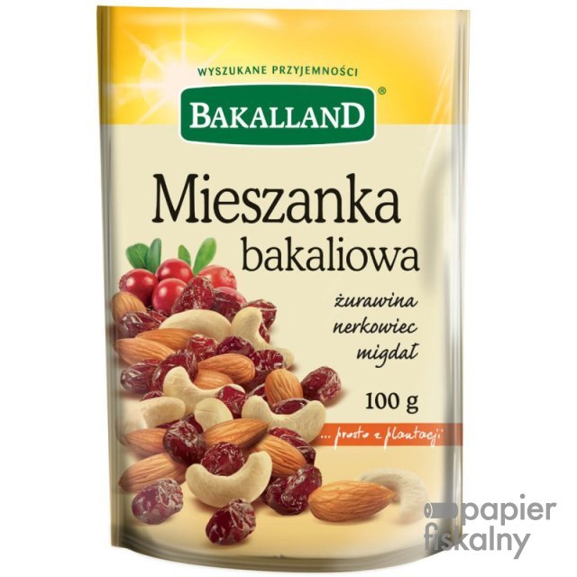 Mieszanka bakaliowa, Bakalland, 100g