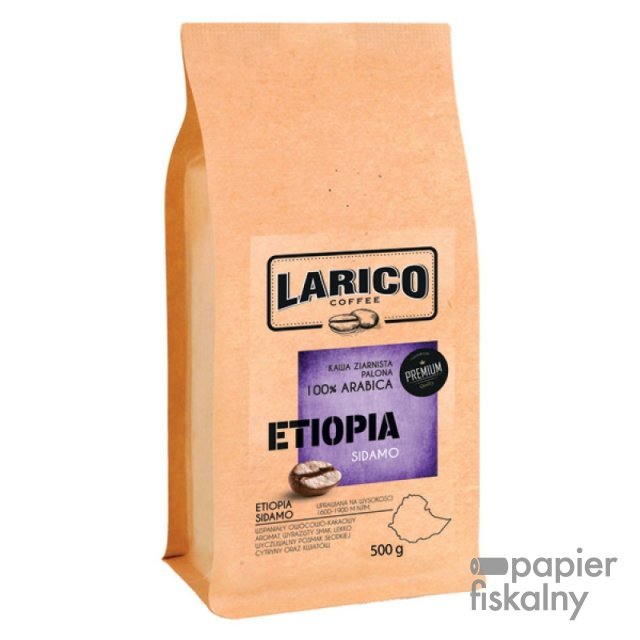 Kawa LARICO Etiopia Sidamo, ziarnista, 500g