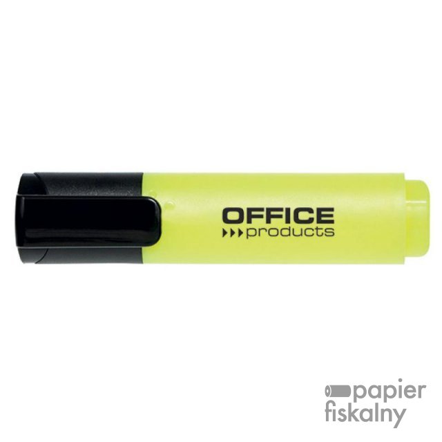 Zakreślacz fluorescencyjny OFFICE PRODUCTS, 2-5mm (linia), żółty