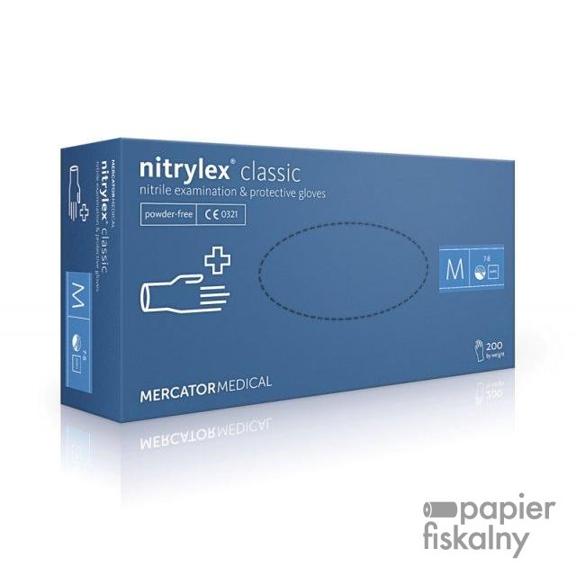 Rękawiczki nitrylowe  nitrylex classic M 100szt Mercator Medical