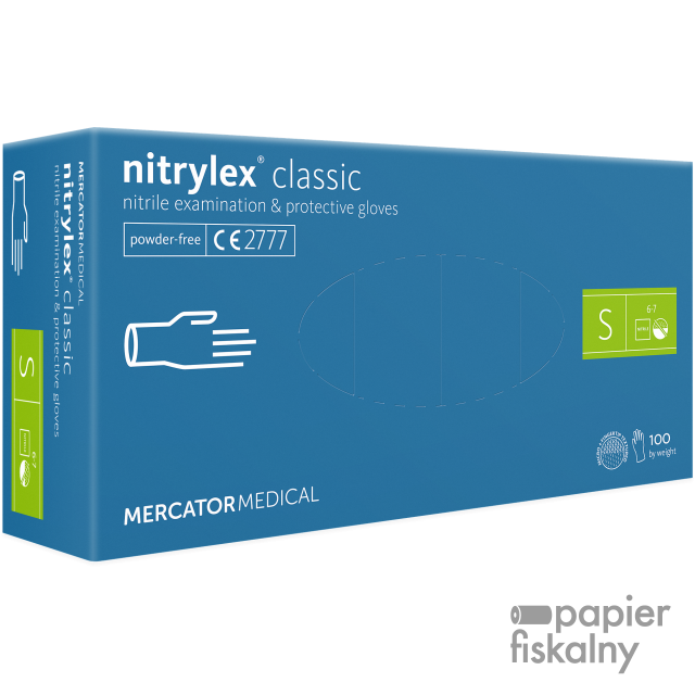 Rękawiczki nitrylex classic S nitrylowe 100szt.
