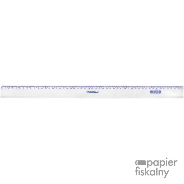 Linijka DONAU, 50cm, transparentna