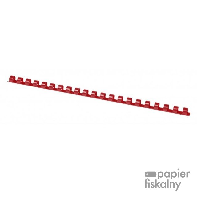 Grzbiety do bindowania OFFICE PRODUCTS, A4, 14mm (125 kartek), 100 szt., czerwone