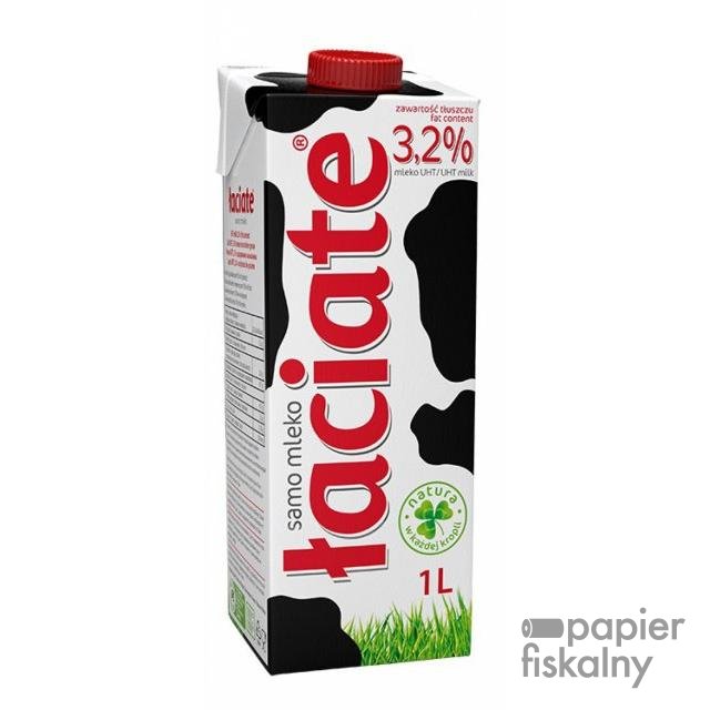 Mleko ŁACIATE, 3,2%, 1 l