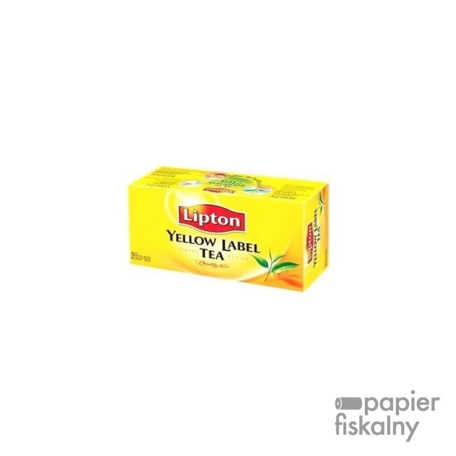 Herbata LIPTON Yellow Label, 50 torebek, z zawieszką