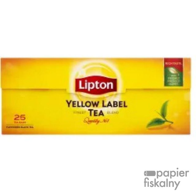 Herbata LIPTON Yellow Label, 25 torebek