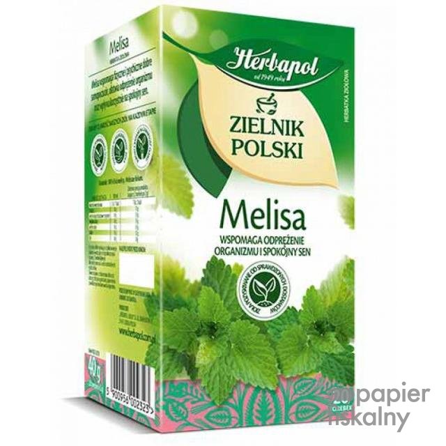 Herbata HERBAPOL Zielnik Polski, 20 torebek, melisa