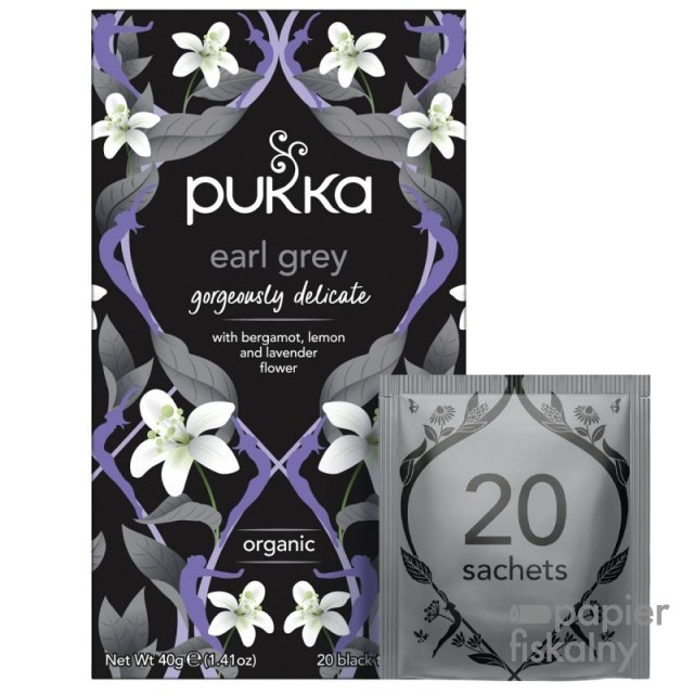 Herbata PUKKA Gorgeous Earl Grey, 20 kopert